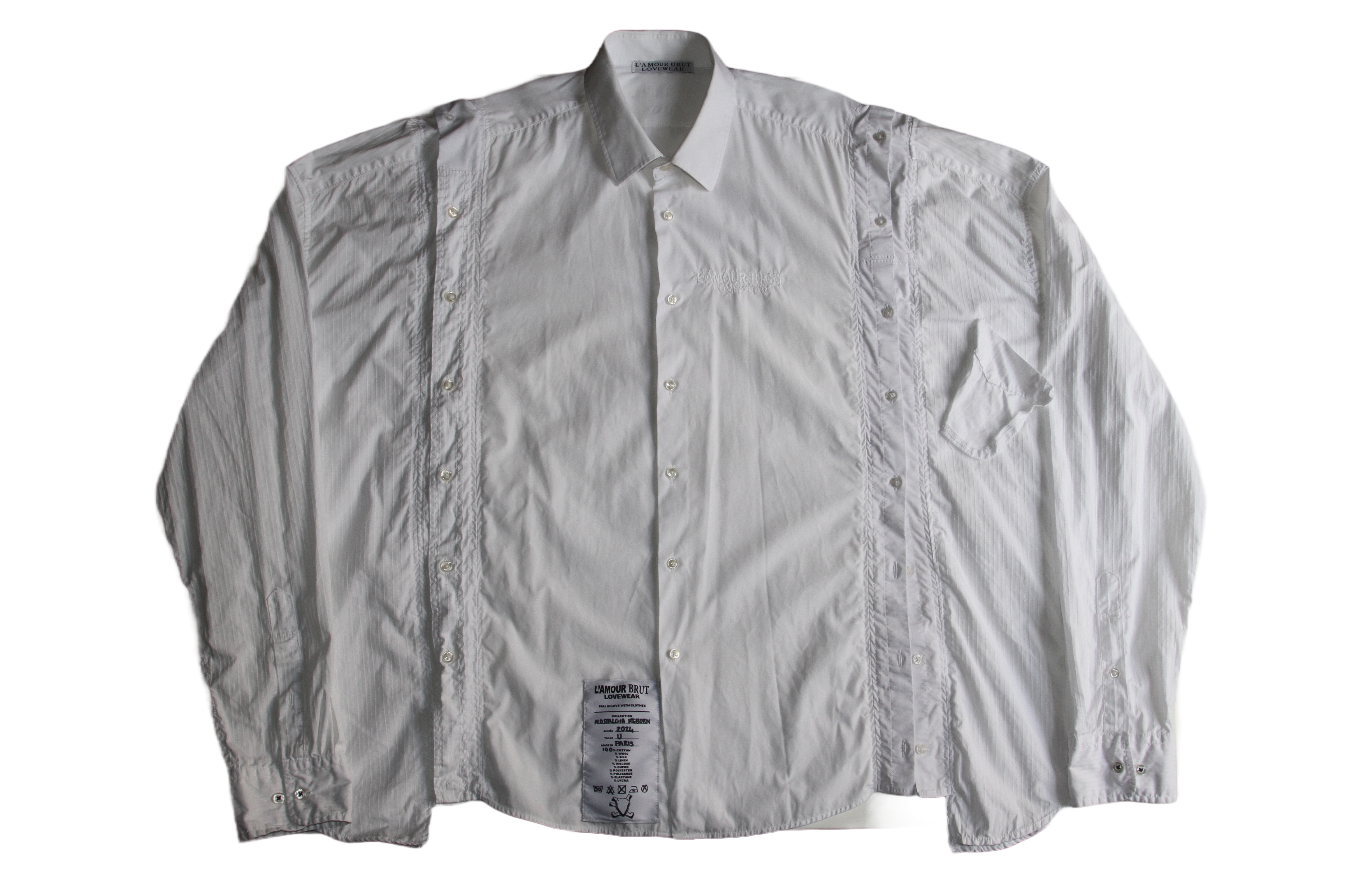 CHEMISE POPELINE DOUBLE BUTTON TAB