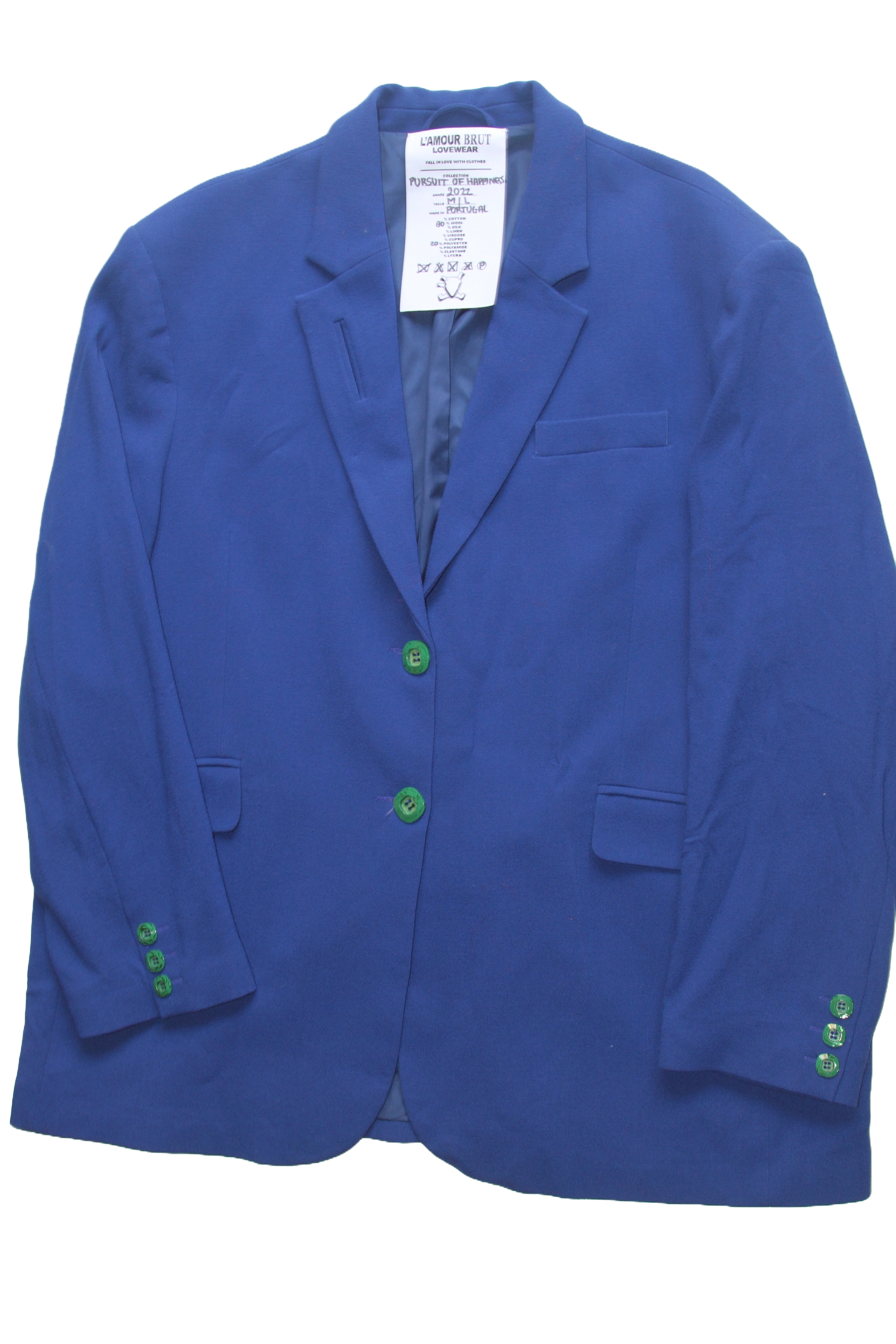 VESTE TAILORED BLEUE