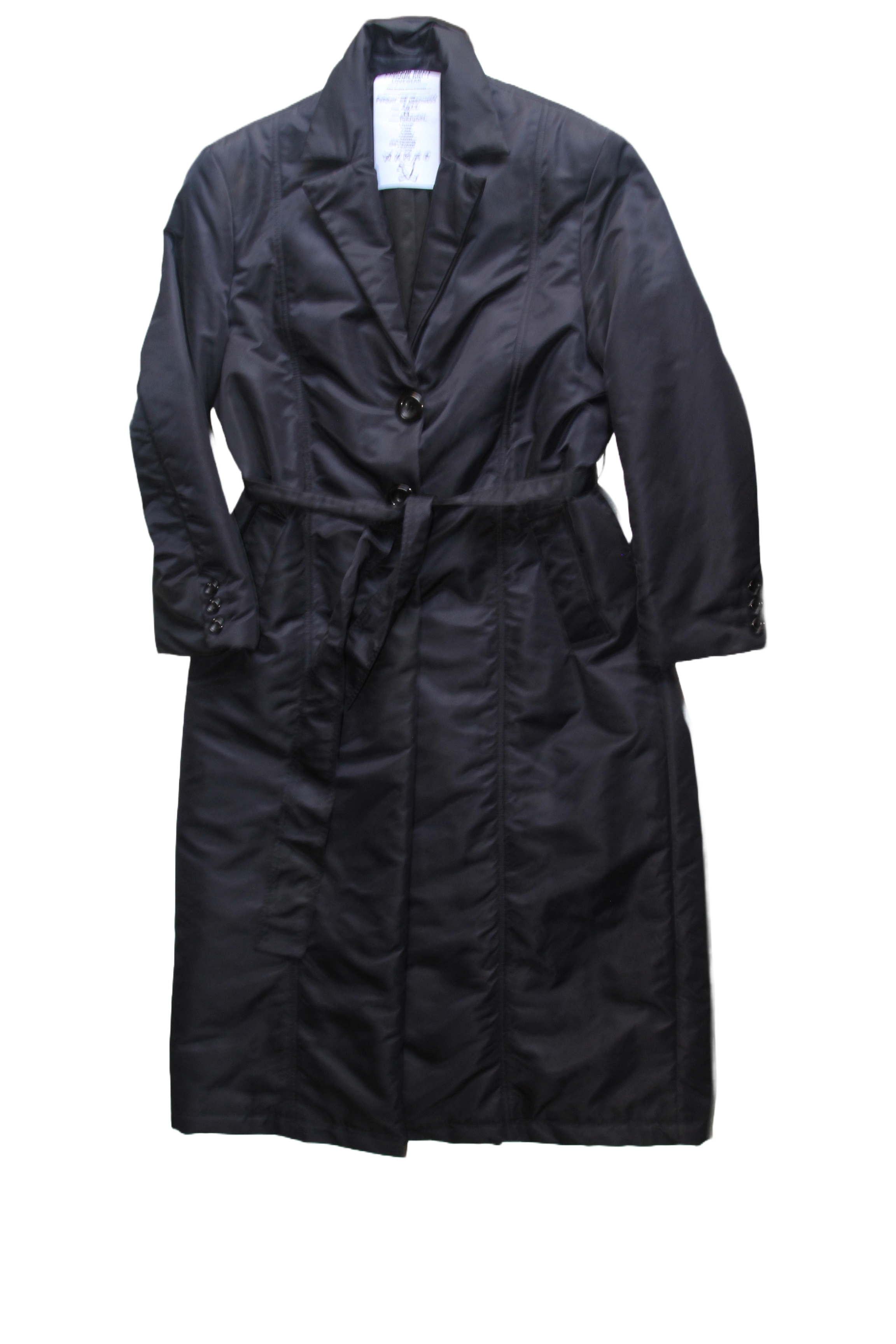 MANTEAU LONG NYLON PADDED