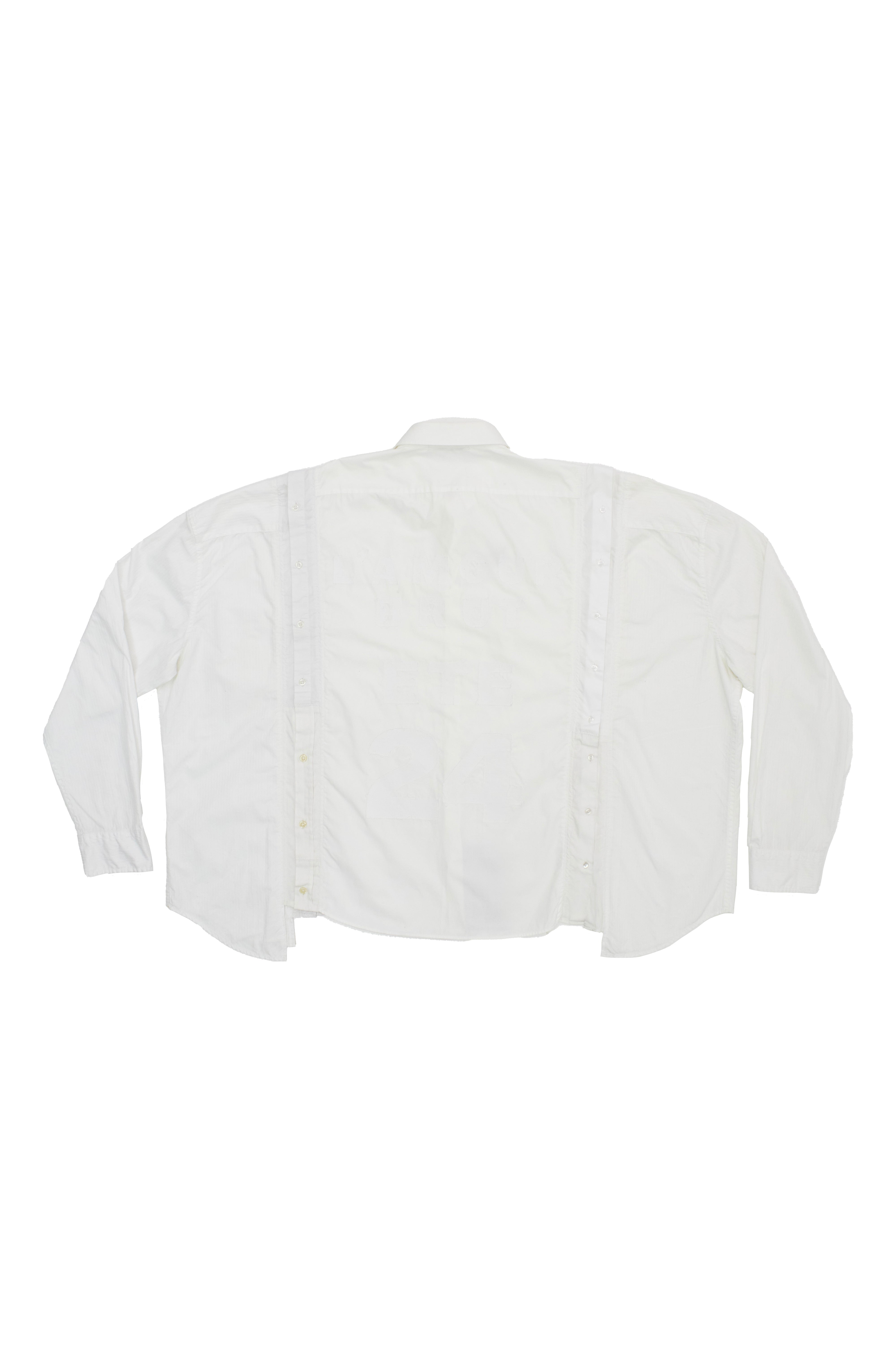 DOUBLE BUTTON TAB POPLIN SHIRT