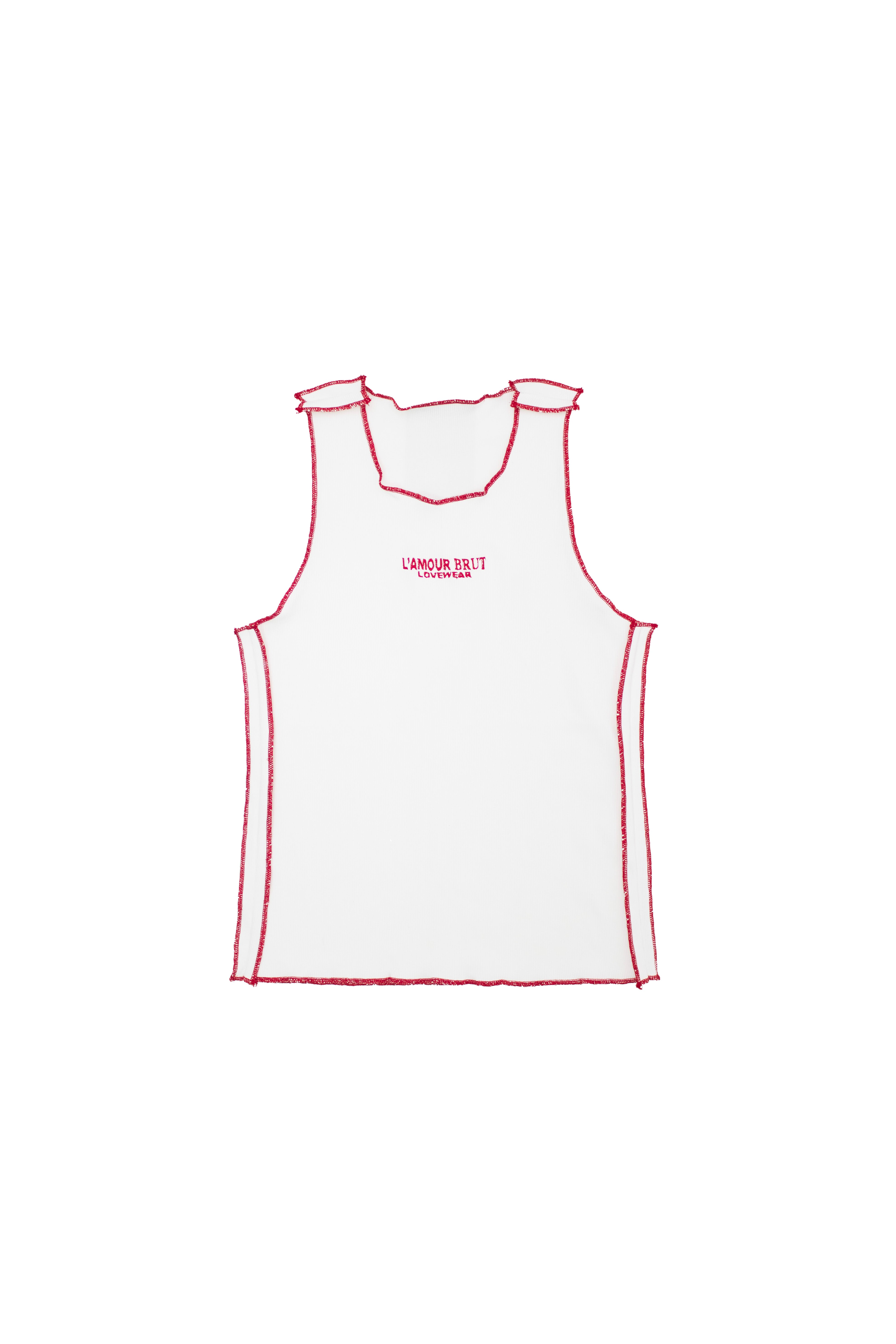 INSIDE-OUT WHITE TANK TOP