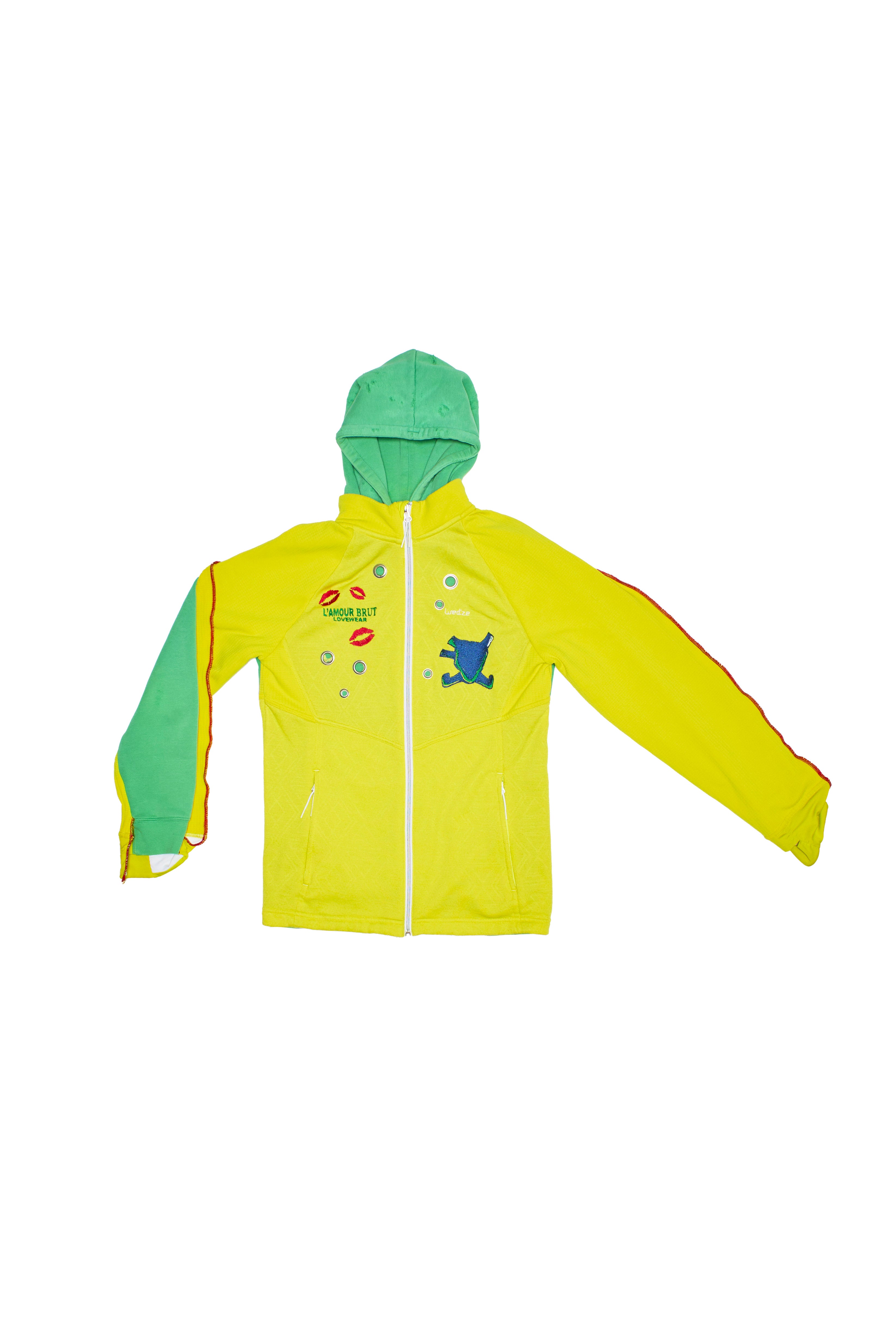 BRAZIL DOUBLE ZIP HOODIE